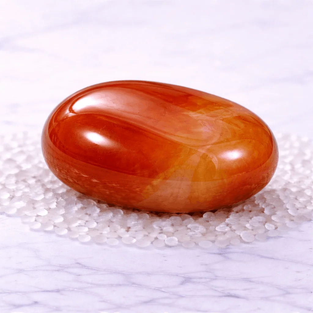 CARNELIAN PALM STONE